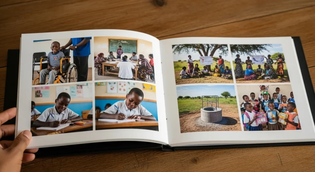 community impact photobook